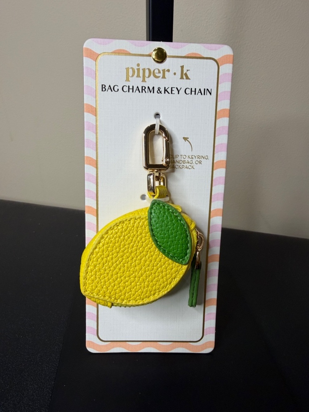 Piper K | Coastal Spring Summer Lemon 🍋 Bag Charm
